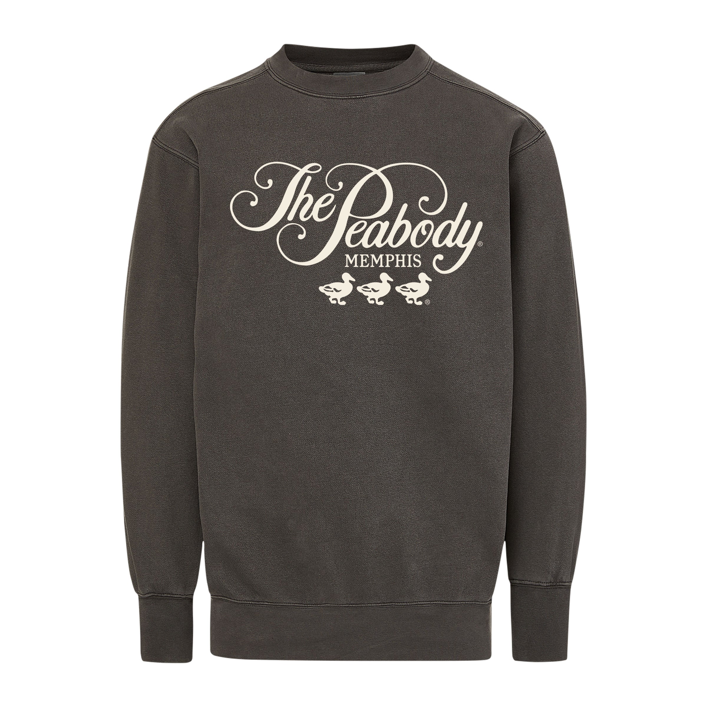 The Peabody Coastal Crewneck Sweatshirt - Charcoal