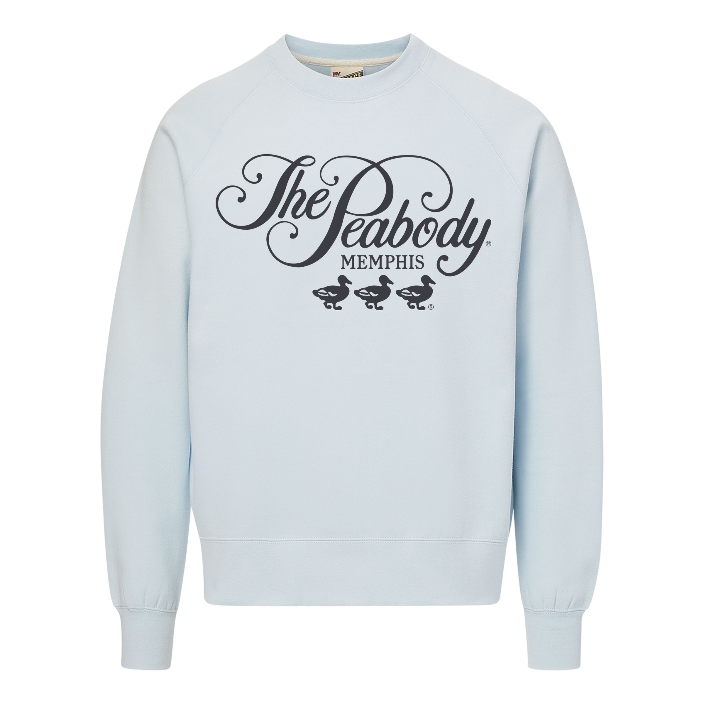 Peabody Vintage Fleece Crewneck - Artic Blue