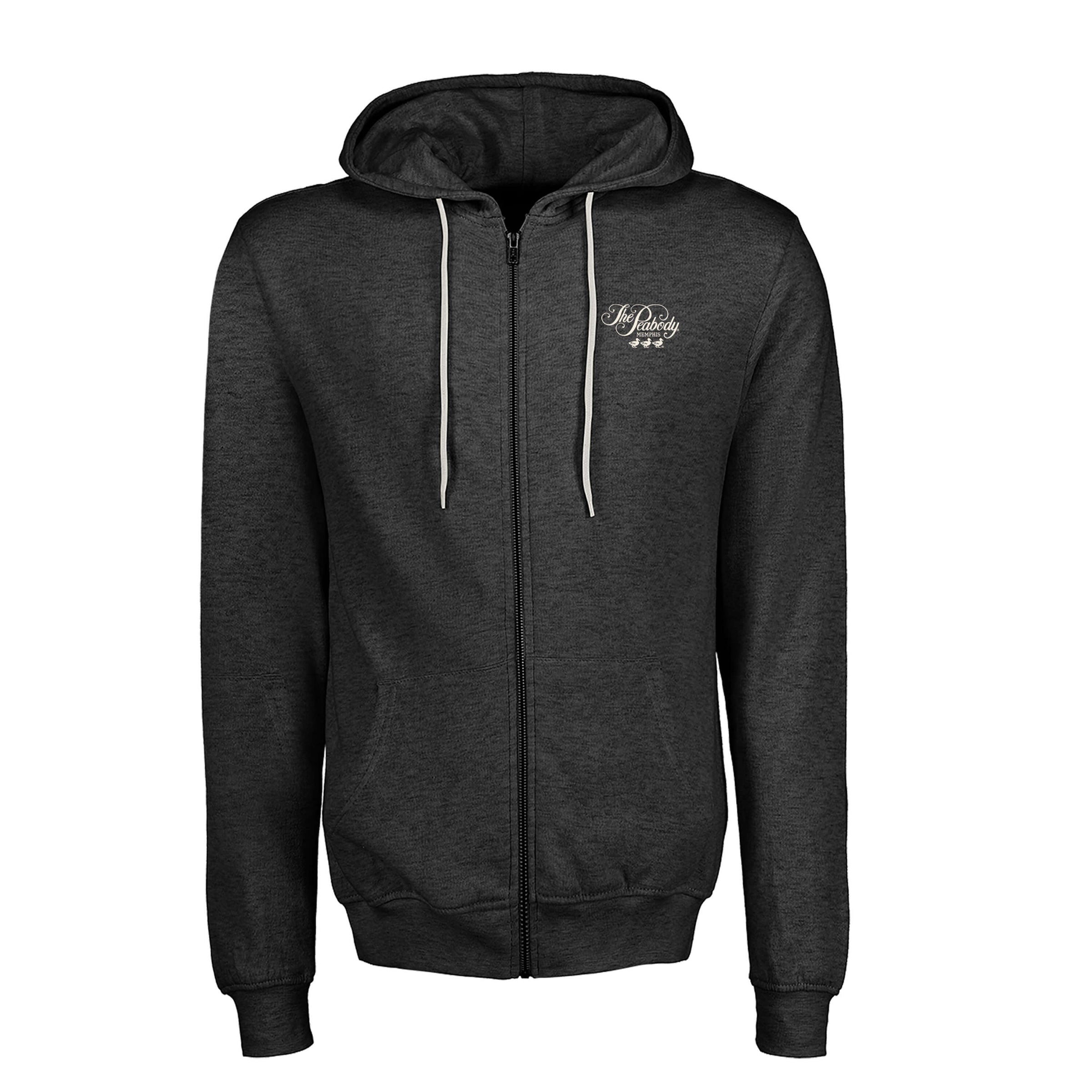 The Peabody Retro Full Zip - Charcoal