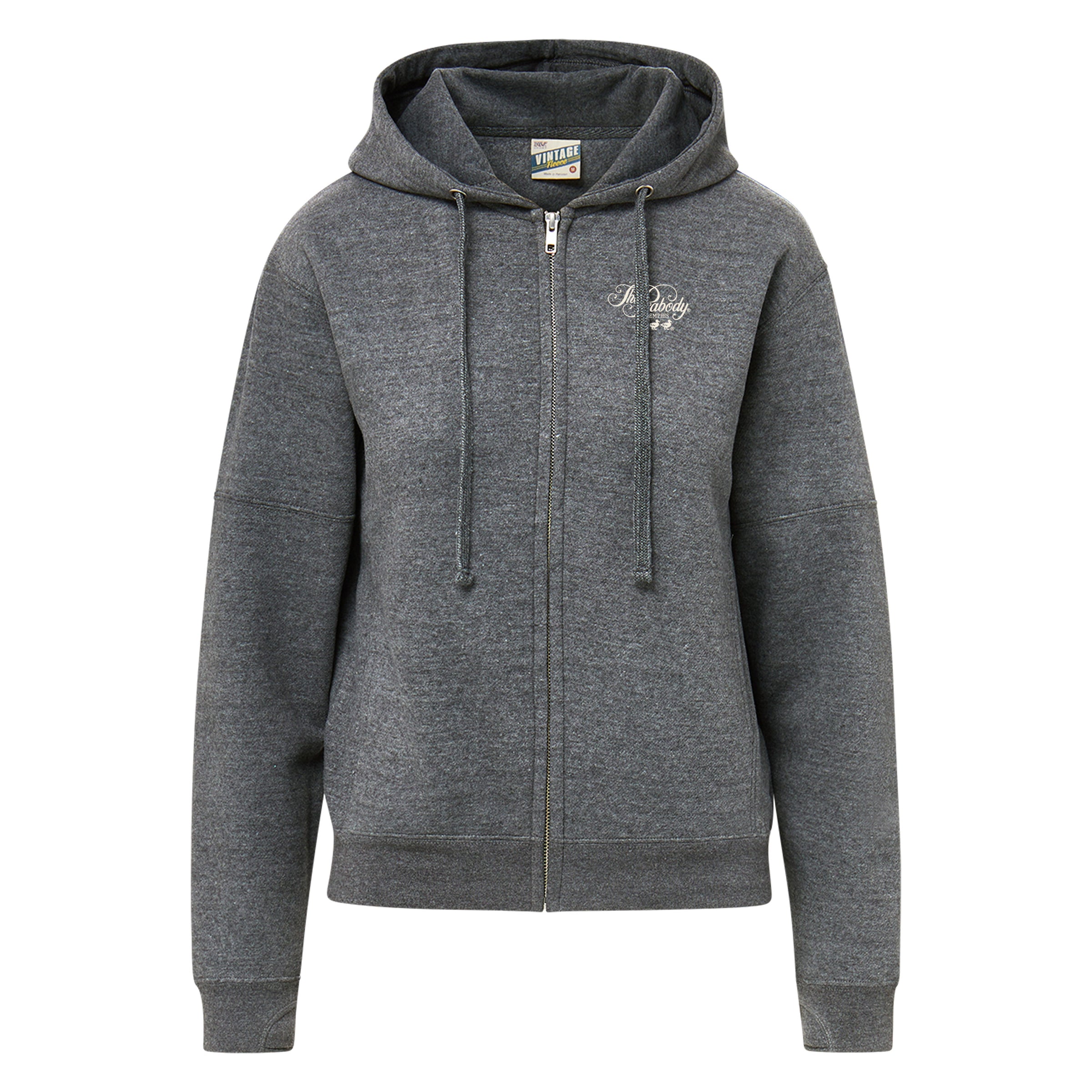 Peabody Vintage Fleece Hoodie - Charcoal
