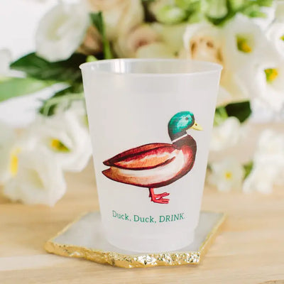 Duck Duck Drink Mallard Frosted Cups