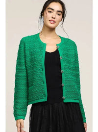 Button Down Long-Sleeve Cardigan Current Air