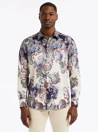 Morningside Paisley Sport Shirt Robert Graham