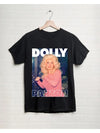 Dolly Parton in Pink Black Thrifted Licensed Graphic Tee