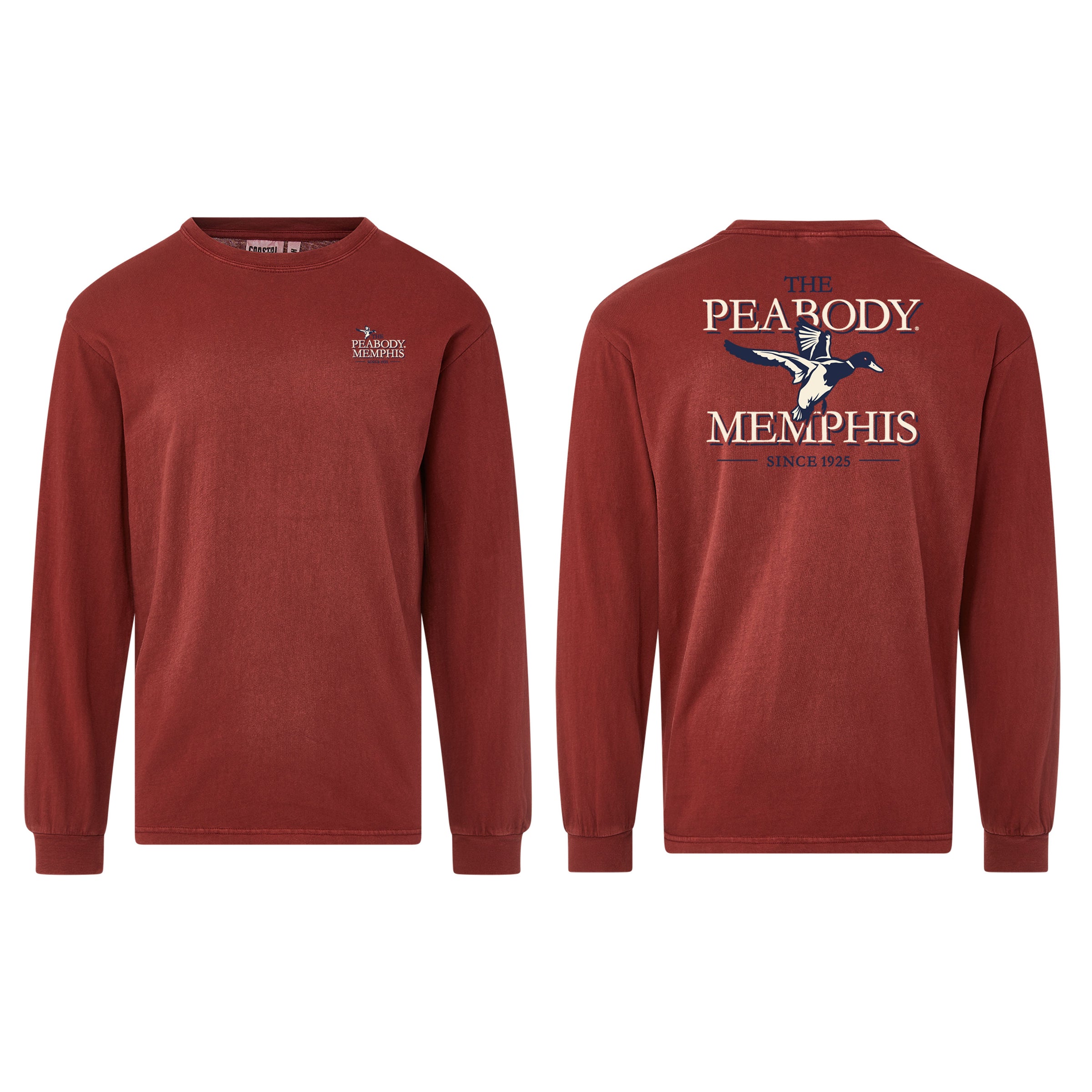 Peabody Memphis Long Sleeve Duck In Flight Tee