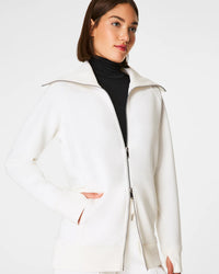 AirEssentials Luxe Full Zip Tunic - Powder