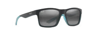The Flats Sunglasses - Black w/ Teal Stripes Maui Jim