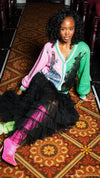 Wicked X Queen of Sparkles Elphaba & Glinda Colorblock Cardigan Queen of Sparkles