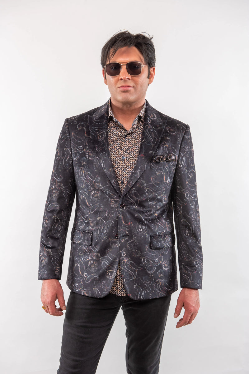 Midnight Paisley Sport Coat Clothier to The King