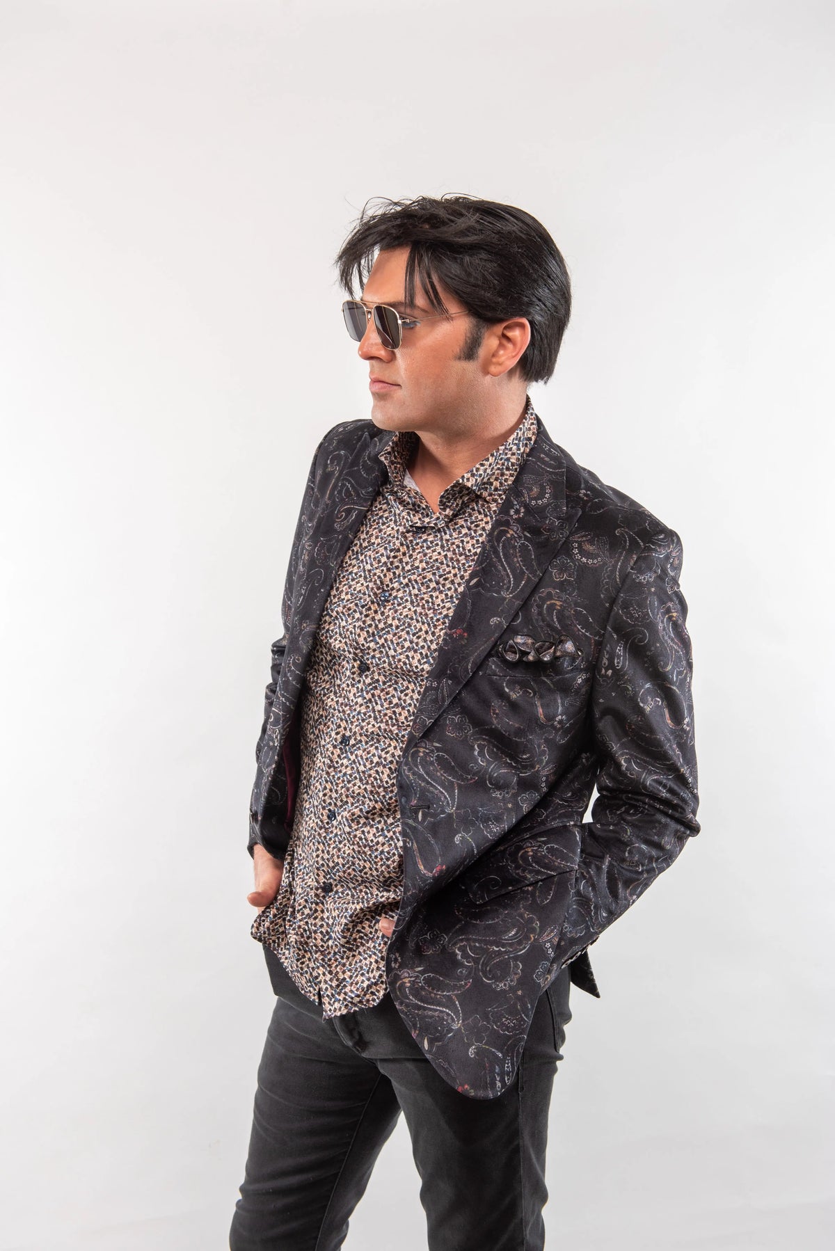 Midnight Paisley Sport Coat Clothier to The King