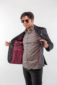 Midnight Paisley Sport Coat Clothier to The King