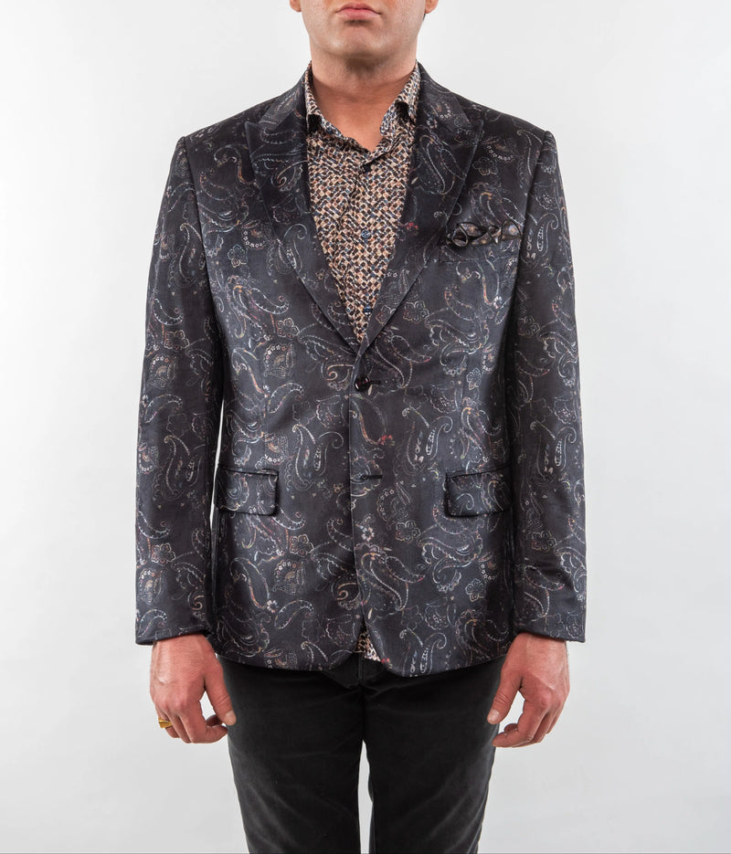 Midnight Paisley Sport Coat Clothier to The King