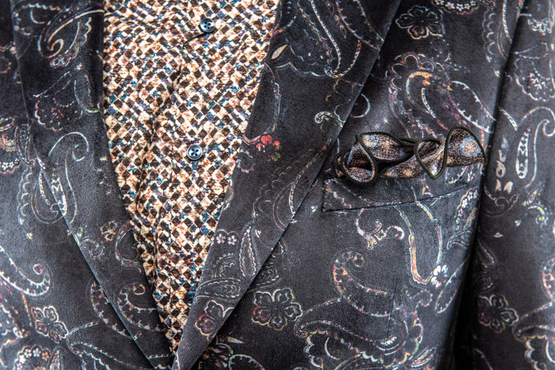 Midnight Paisley Sport Coat Clothier to The King
