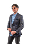 Valhalla Blue Metallic Dinner Jacket Clothier to The King