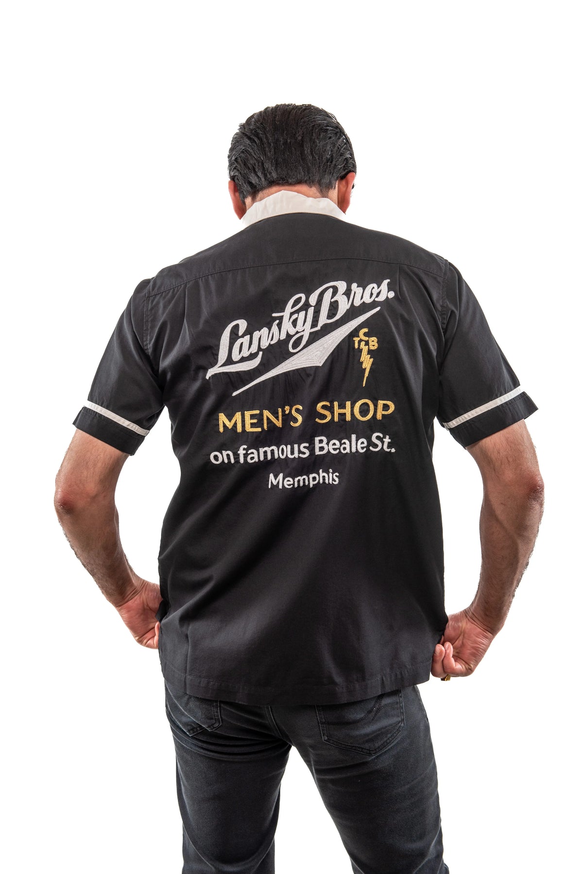 Lansky Bros. Retro Chainstitch Embroidered Shirt Lansky Bros.
