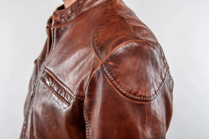 Chopa UF Leather Jacket - Whiskey Mauritius