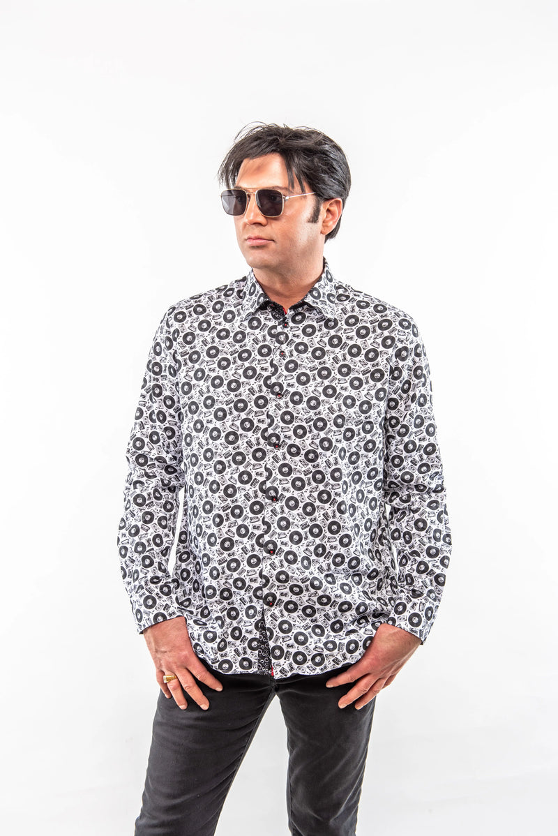 Vinyl Print Sport Shirt Clothier to The King