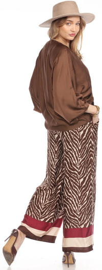 Mocha Zebra Pants