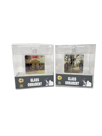 ELVIS PRESLEY GRACELAND GLASS ORNAMENT Lansky Bros.