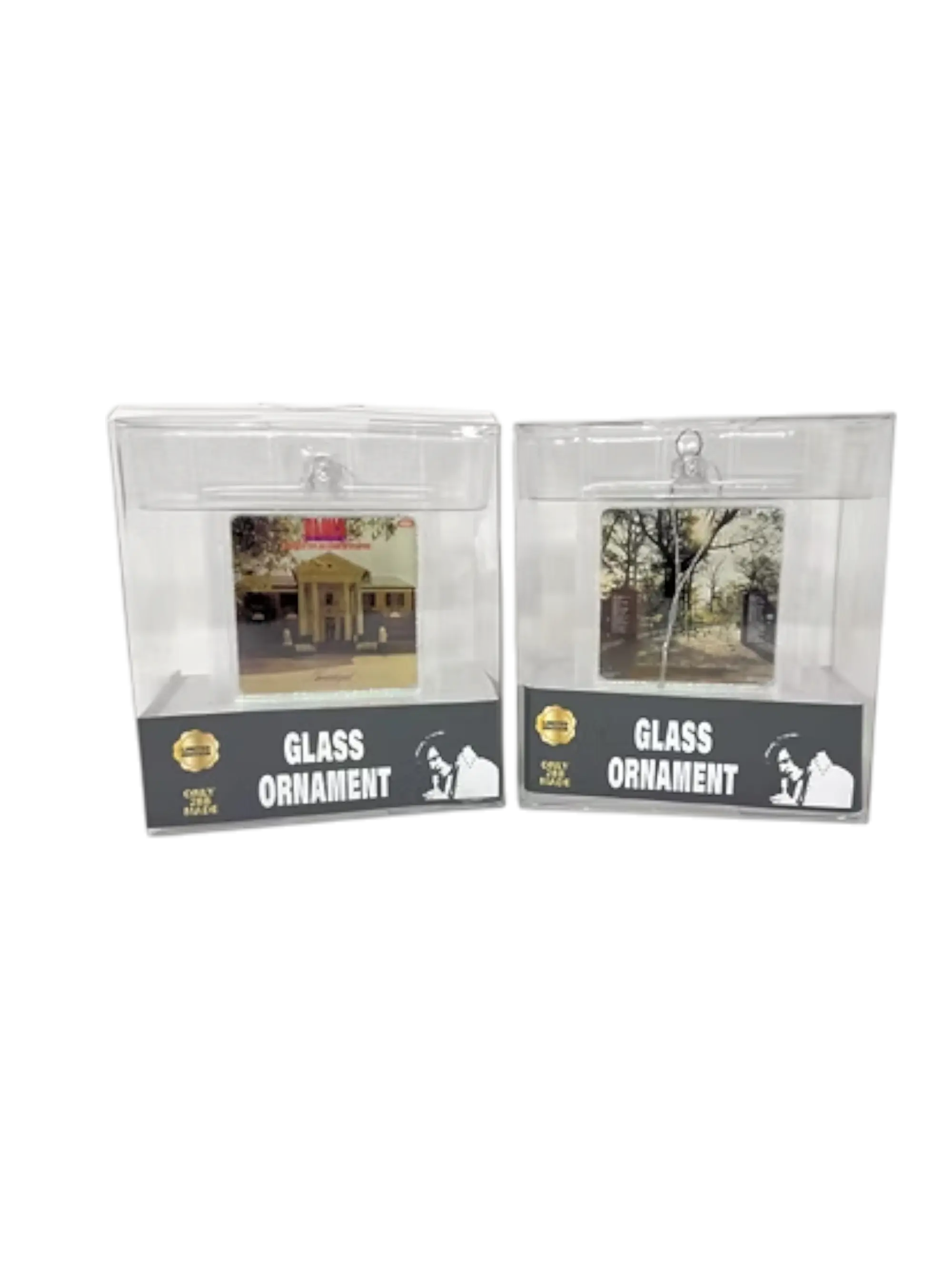 ELVIS PRESLEY GRACELAND GLASS ORNAMENT Lansky Bros.