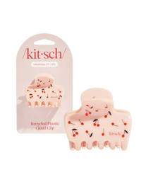 Recycled Plastic Medium Cloud Clip - Cherry Print Kitsch