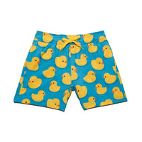 Rubber Ducky Kid's Stretch Swim Trunks