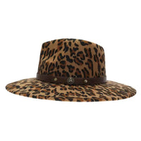 Leopard Panama Hat C.C Beanie