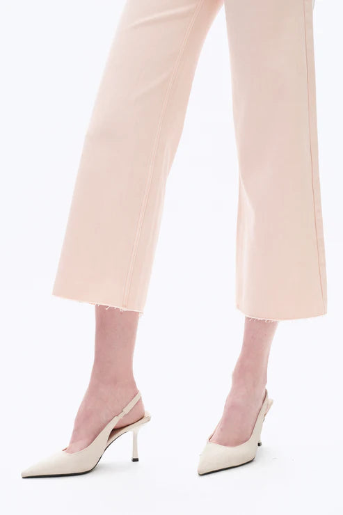 High Rise Wide Leg - Pale Dogwood