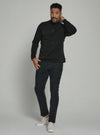 Rev Quarter Zip - Black 7 Diamonds