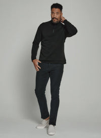 Rev Quarter Zip - Black 7 Diamonds