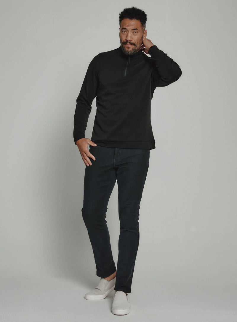 Rev Quarter Zip - Black 7 Diamonds
