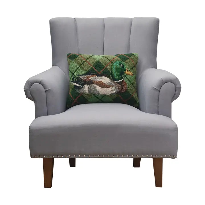 Mallard Plaid Hook Pillow