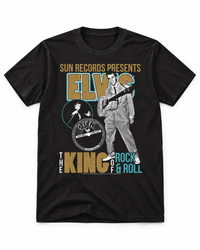 Elvis King of Rock and Roll Tee