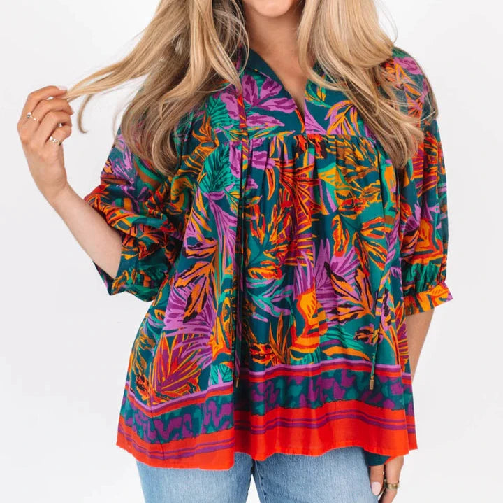 The Asher Puff Sleeve Tunic