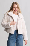 Brushed CozyChic® Puffer Jacket - Sand Dune Barefoot Dreams