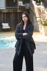 CozyChic® Cotton Tonal Plaid Blanket Wrap Barefoot Dreams