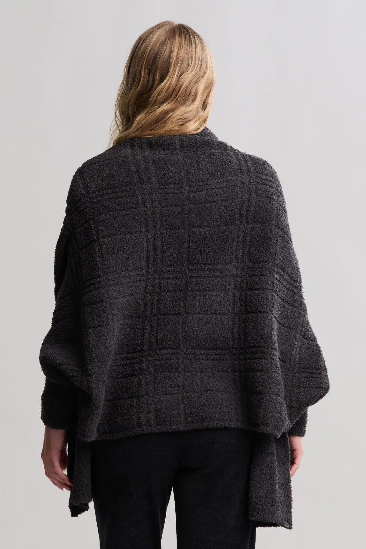 CozyChic® Cotton Tonal Plaid Blanket Wrap Barefoot Dreams