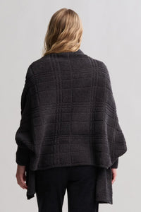 CozyChic® Cotton Tonal Plaid Blanket Wrap Barefoot Dreams