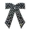 Scalloped Bow Barrette With Beads