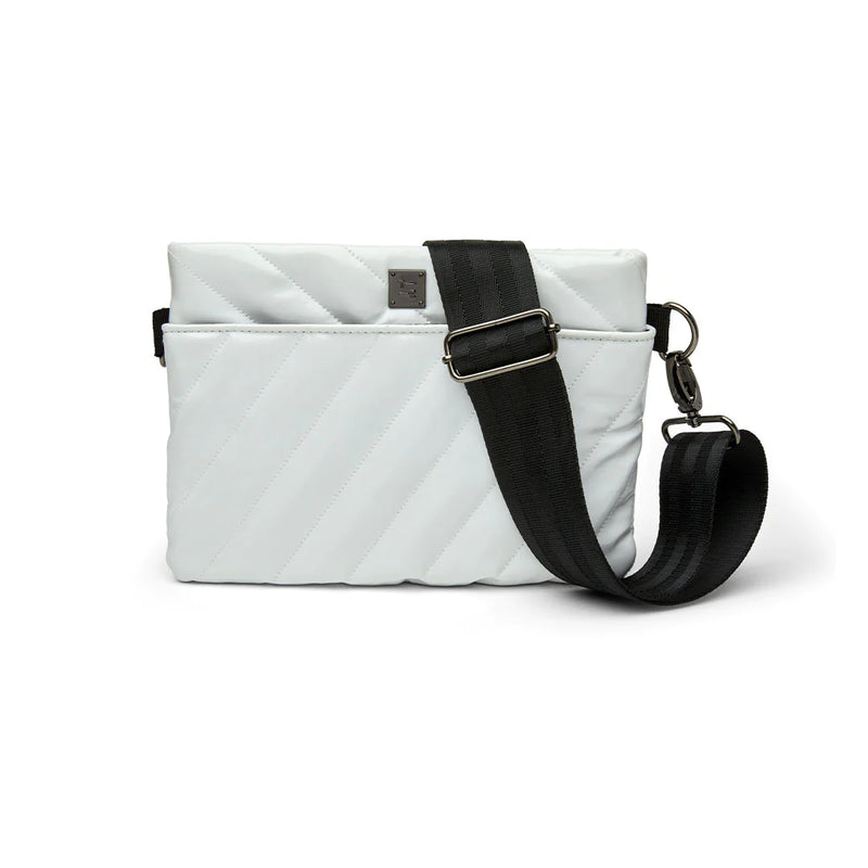 THINK ROYLN - DIAGONAL BUM BAG 2.0 | White Patent