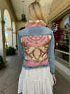 The Light Denim Jacket / Pink Stirrup STACY BRADLEY
