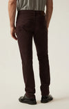 Charisma Straight Leg Pants in Burgundy Twill