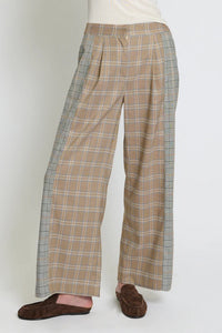 Sienna Mixed Plaid Trouser