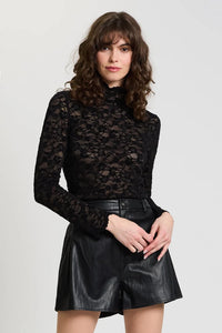 Dakota Long Sleeve Stretch Lace