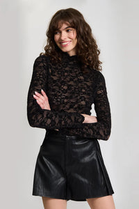 Dakota Long Sleeve Stretch Lace