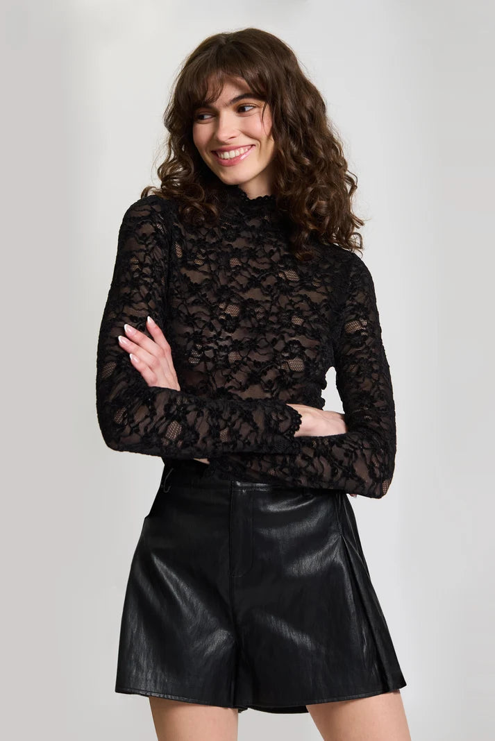 Dakota Long Sleeve Stretch Lace