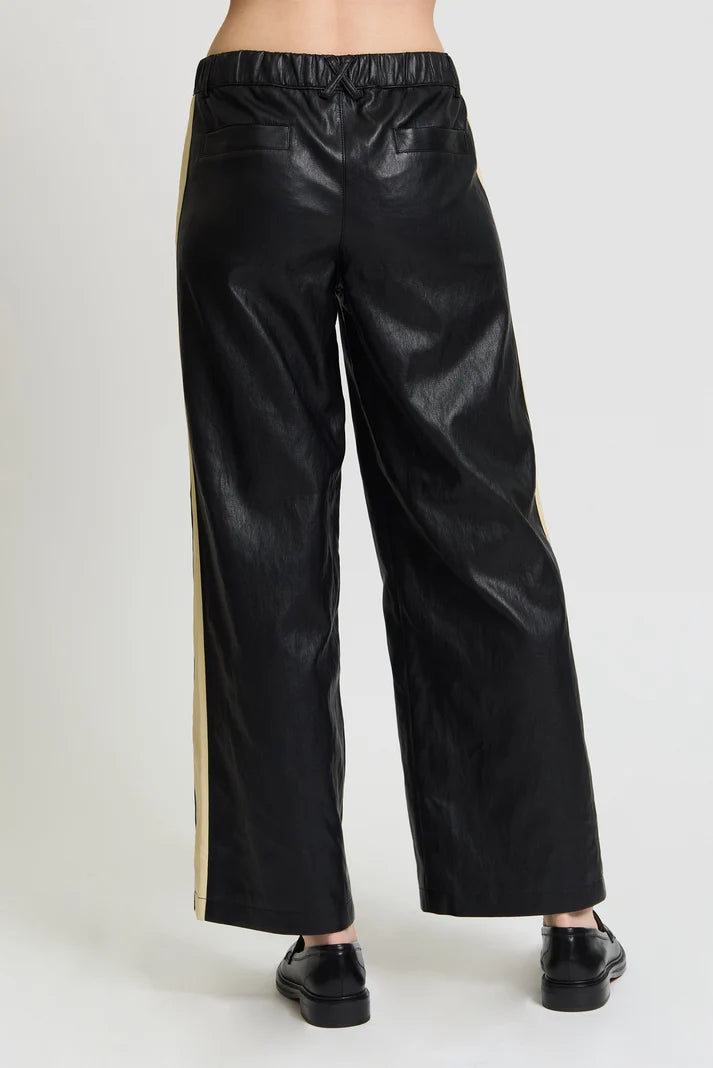 Raye Vegan Leather Button Pants