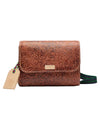 Sally On the Town – Tooled Leather Mini Messenger Bag Consuela