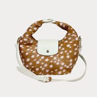 Courtney Animal Printed Suede Crossbody