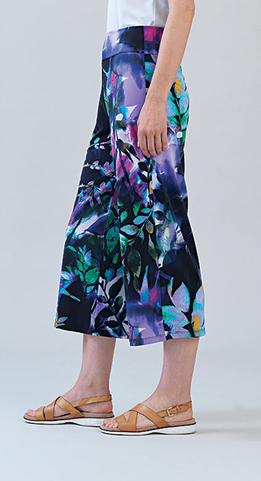 Multi Print Soft Knit Pull-on Gaucho